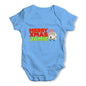Personalised Cartoon Christmas Mince Pie Baby Grow Bodysuit
