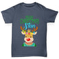 Personalised Christmas Reindeer Sweater Boy's T-Shirt