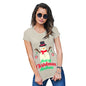 Personalised Merry Christmas Snowman Baubles Women's T-Shirt 