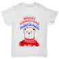 Personalised Polar Bear Christmas Jumper Boy's T-Shirt