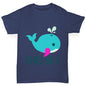 Personalised Cute Whale Boy's T-Shirt