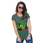 Personalised Christmas Trees Reindeer Women's T-Shirt 