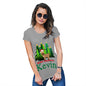 Personalised Christmas Trees Reindeer Women's T-Shirt 