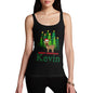 Personalised Christmas Trees Reindeer Women's Tank Top