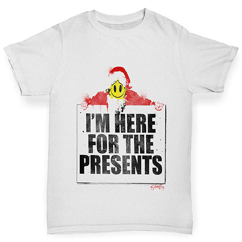 I'm Here For The Presents Girl's T-Shirt 