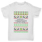 Personalised Ugly Christmas Jumper Trees Girl's T-Shirt 