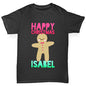 Personalised Happy Christmas Gingerbread Man Boy's T-Shirt