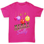 Personalised Merry Christmas Decorations Girl's T-Shirt 