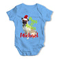 Personalised Christmas Pugs And Kisses Baby Unisex Baby Grow Bodysuit