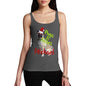 Personalised Christmas Pugs And Kisses Women's Tank Top