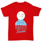 Personalised Christmas Snowman Jumper Boy's T-Shirt