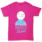 Personalised Christmas Snowman Jumper Girl's T-Shirt 