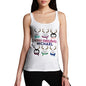 Personalised Cute Christmas Animals Women's Tank Top