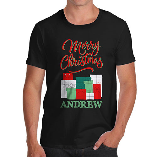 Personalised Christmas Presents Pile Men's T-Shirt