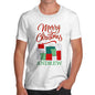 Personalised Christmas Presents Pile Men's T-Shirt
