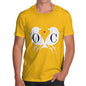 Personalised Love Birds Silhouettes Men's T-Shirt