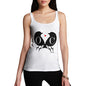 Personalised Love Birds Silhouettes Women's Tank Top