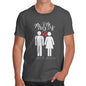 Personalised Mr & Mrs Symbols Men's T-Shirt