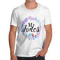 Personalised Mr Wedding Wreath Men's T-Shirt