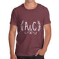 Personalised Wedding Initials Men's T-Shirt