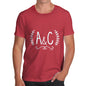 Personalised Wedding Initials Men's T-Shirt