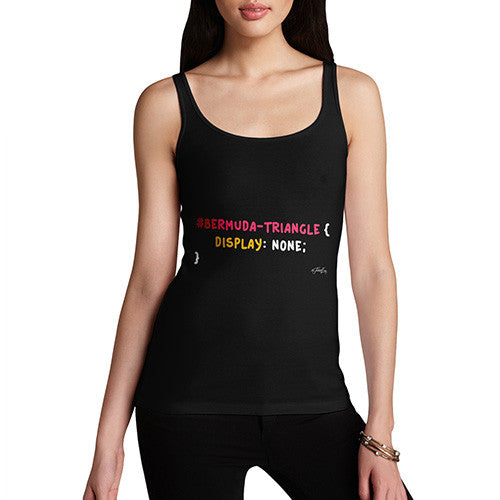 CSS Pun Bermuda Triangle Women's Tank Top