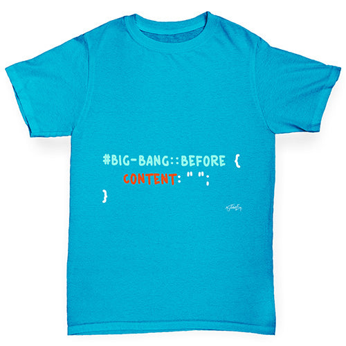 CSS Pun Big Bang Boy's T-Shirt