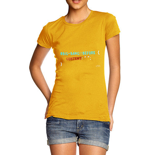 CSS Pun Big Bang Women's T-Shirt 