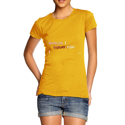 CSS Pun Muscles Women's T-Shirt 
