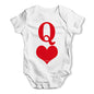 Queen Of Hearts Baby Unisex Baby Grow Bodysuit