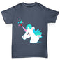 Unicorn Horn Hearts Boy's T-Shirt
