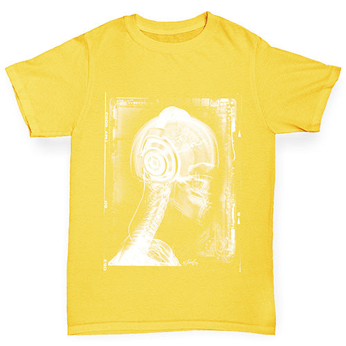 X-Ray Headphones Boy's T-Shirt