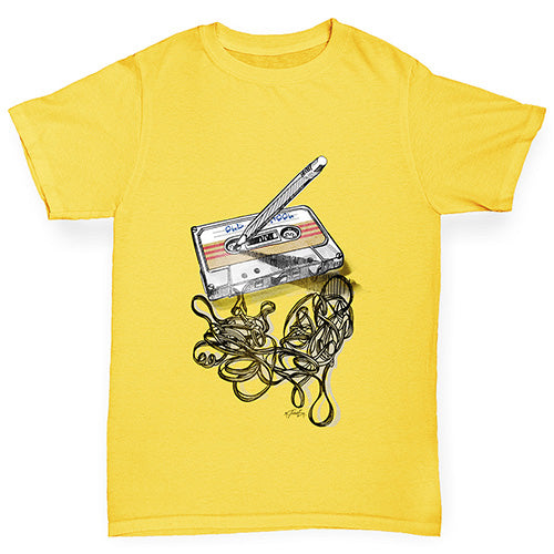 Old School Music Girl's T-Shirt 