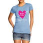 Personalised Couples Name Cupid's Heart Women's T-Shirt 