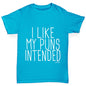 I Like My Puns Intended Boy's T-Shirt