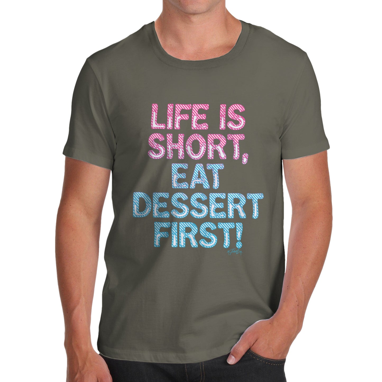 Eat Dessert First Men's  T-Shirt
