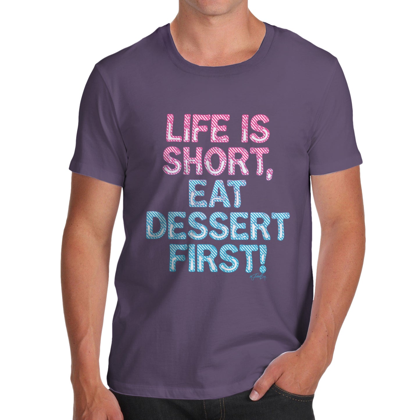 Eat Dessert First Men's  T-Shirt