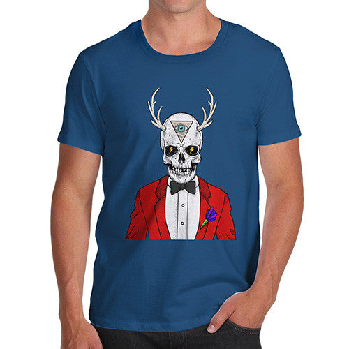 Illuminati Skull Man Men's T-Shirt