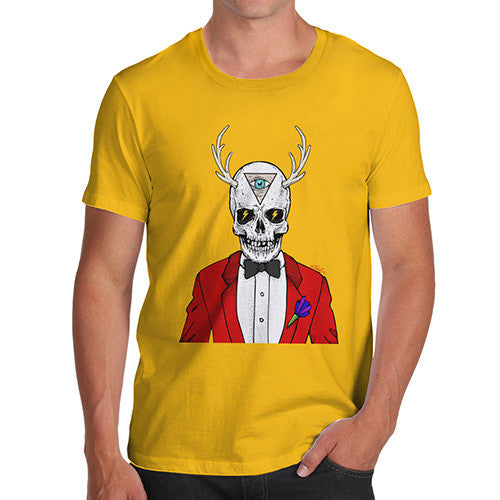 Illuminati Skull Man Men's T-Shirt