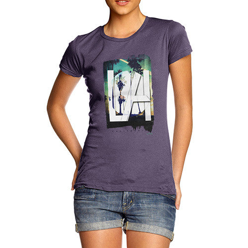 LA California Palm Trees Women's T-Shirt 