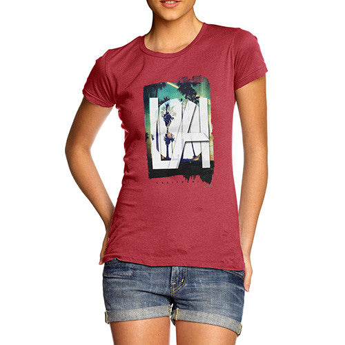 LA California Palm Trees Women's T-Shirt 