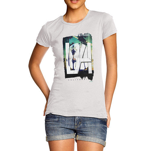 LA California Palm Trees Women's T-Shirt 