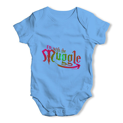 I'm With The Muggle Baby Unisex Baby Grow Bodysuit