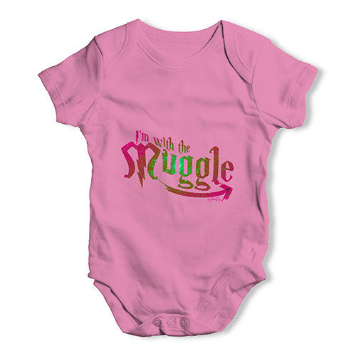 I'm With The Muggle Baby Unisex Baby Grow Bodysuit