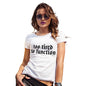 Funny T Shirts For Mom Too Tired To Function Women's T-Shirt Medium White