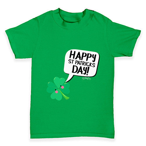 Cute Clover St Patrick's Day Baby Toddler T-Shirt