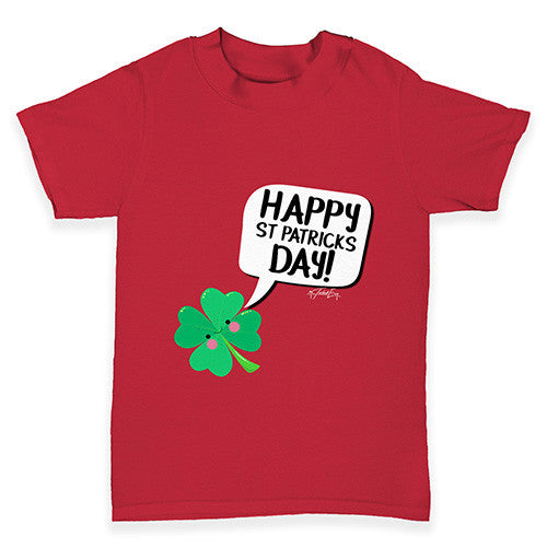 Cute Clover St Patrick's Day Baby Toddler T-Shirt