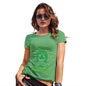 Irish I was Drunk Shamrock Horseshoe Women's T-Shirt 