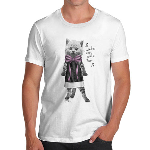 Dancing Kitten Men's T-Shirt