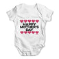 Mother's Day Pixel Hearts Baby Unisex Baby Grow Bodysuit